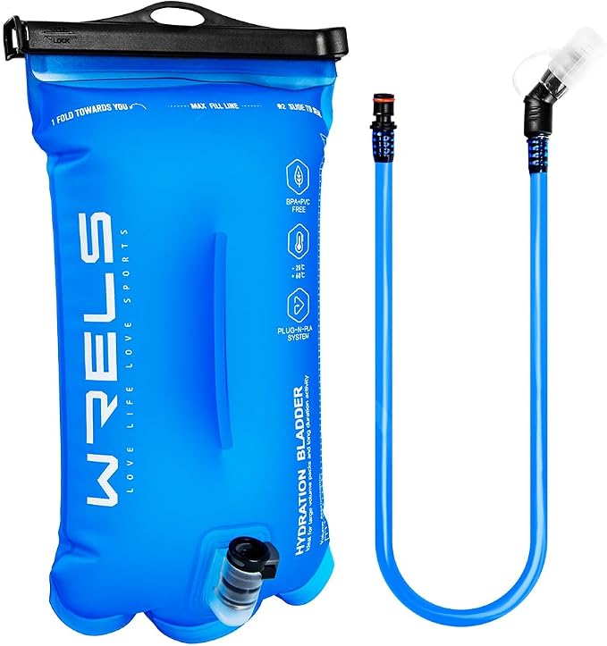 WRELS 1L/1.5L/2L/3L BPA Free Hydration Bladder, Leakproof TPU Water Bladder - Image 8