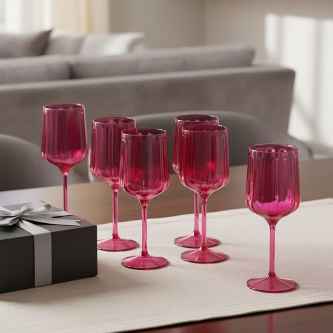 Khen Acrylic Lucia Stemmed Goblets - Image 6