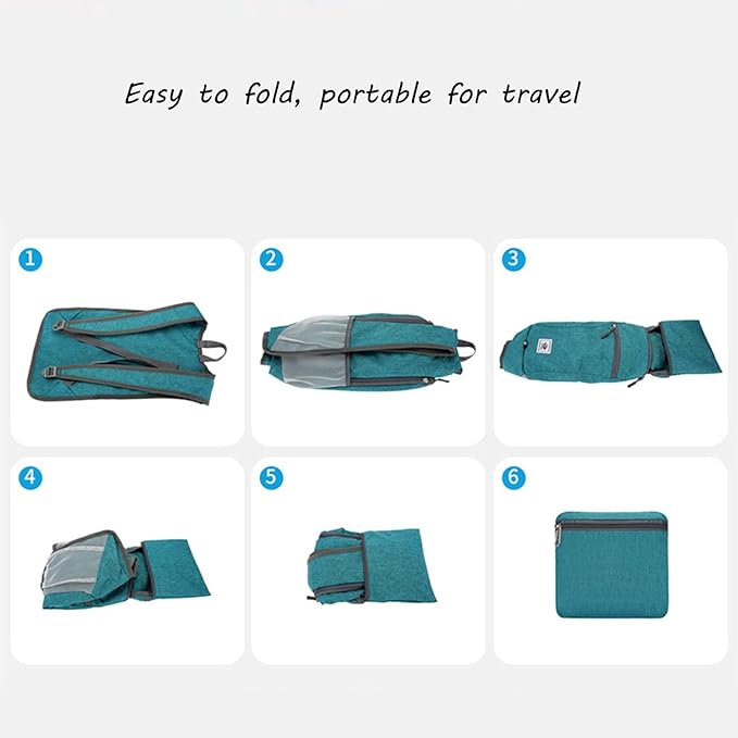DOJUNS Hiking Backpack 15L Small Travel Backpack Lightweight Foldable Daypack - Image 8