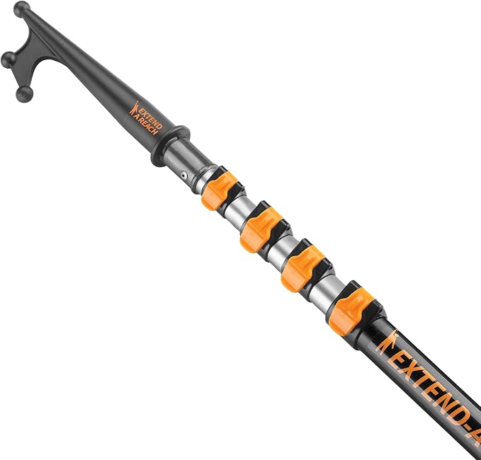 Boat Hook for Docking with Telescoping Extension Pole // Durable, Lightweight by EXTEND-A-REACH