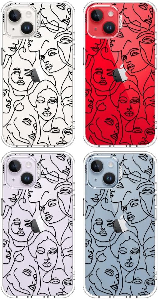 MOSNOVO for iPhone 13/14 Case | Military Grade 6.6ft Drop Tested | Clear - Image 3