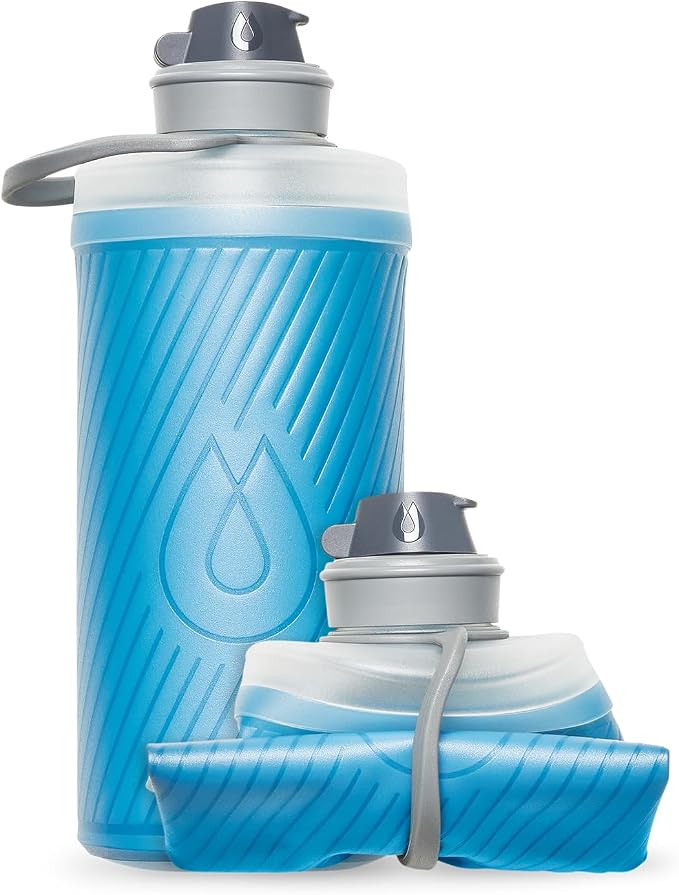 HydraPak Flux - Collapsible Backpacking Water Bottle - BPA Free, Ultra Light by Hydrapak