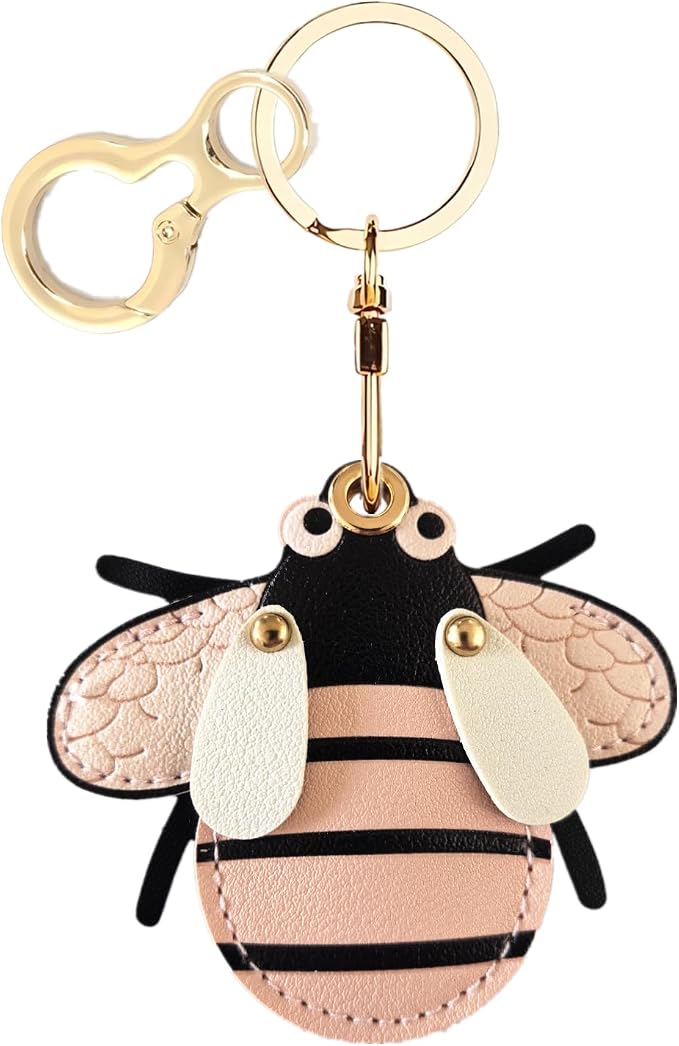 BORKUANA Leather Keychain Holder Case Compatible by BORKUANA