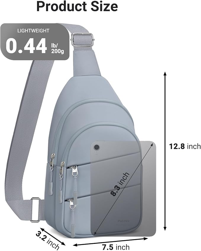 Tuwubi Crossbody Bags for Women, Sling Bag for Men, Small Hiking Backpack Anti - Image 6