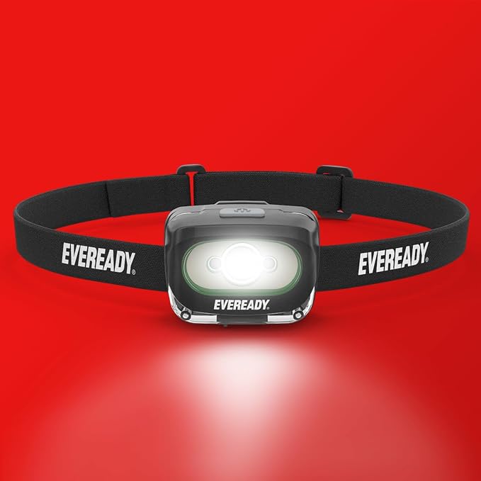 Eveready LED Light Rechargeable Headlight, 300 Lumen, IPX4 Water Resistant - Image 3