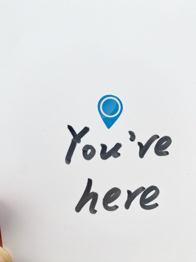 3/8 x 1/2 inch 100 PCS Map Location Position Stickers Waterproof Removable - Image 4