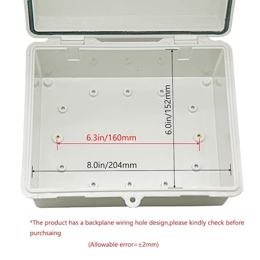 Zulkit Junction Box ABS Plastic Dustproof Waterproof IP65 Electrical Boxes - Image 5