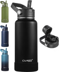CIVAGO 32 oz Insulated Stainless Steel Water Bottle by CIVAGO