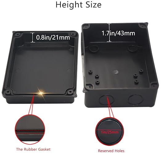 Project Box IP65 Waterproof Dustproof Junction Boxes ABS Plastic DIY Electronic - Image 4