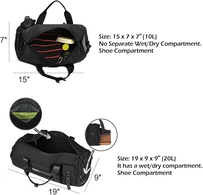ArcEnCiel Small Tactical Duffle Bag Men Gym Pack Military Molle Shoulder Bags - Image 3