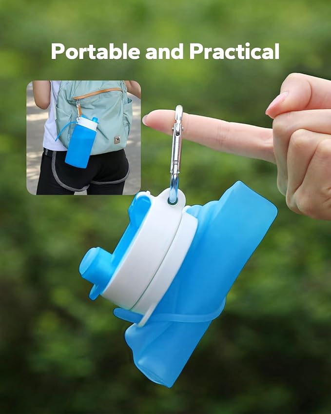 Collapsible Water Bottle, Portable Folding Bottle & Water Bottle - Image 4