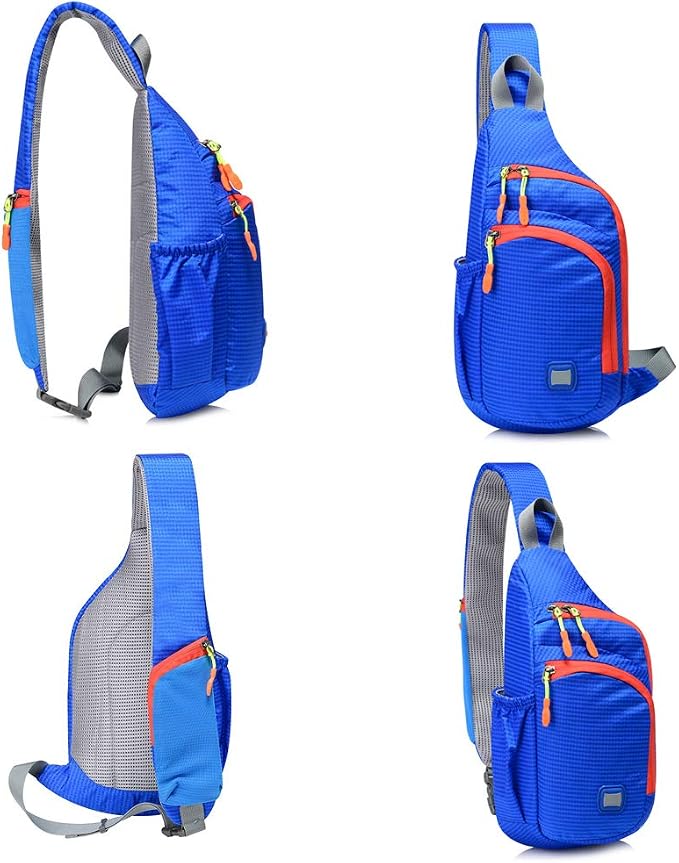 Peicees Small Sling Backpack Waterproof Unisex Shoulder Bag Chest Crossbody - Image 8