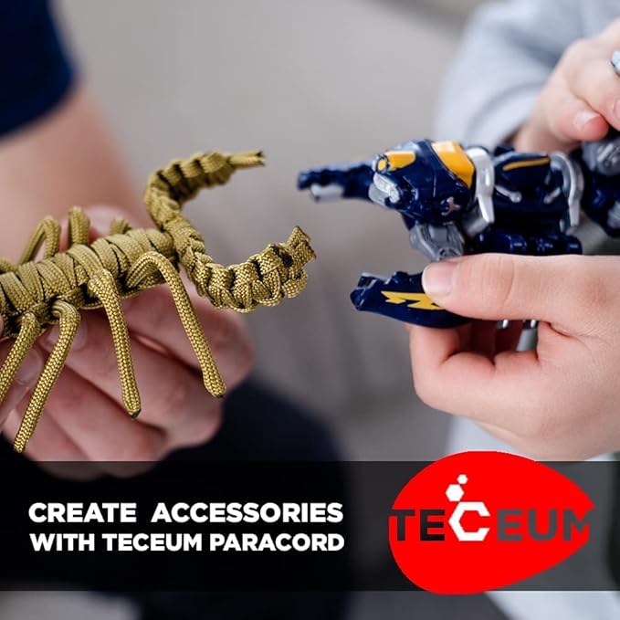 TECEUM Reflective Paracord Rope 1000 – 1000ft/200ft/100ft/50ft – 40+ Colors – - Image 7