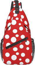 Mushroom Dots Sling Bag For Women Men Fashion Backpack Crossbody Red Mushroom by Unknown