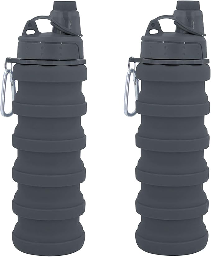 Collapsible Water Bottles Travel water bottle Sports Portable Sport Water by YCTMALL