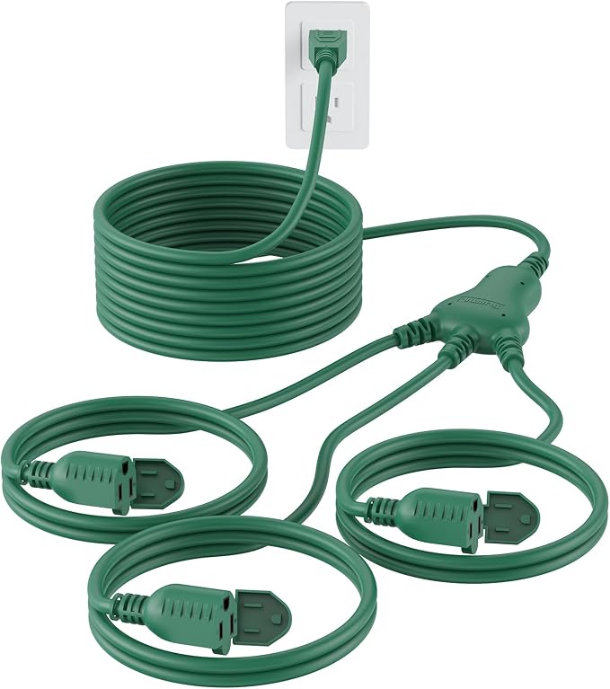 PLUGTUL 42FT Outdoor Extension Cord by PLUGTUL