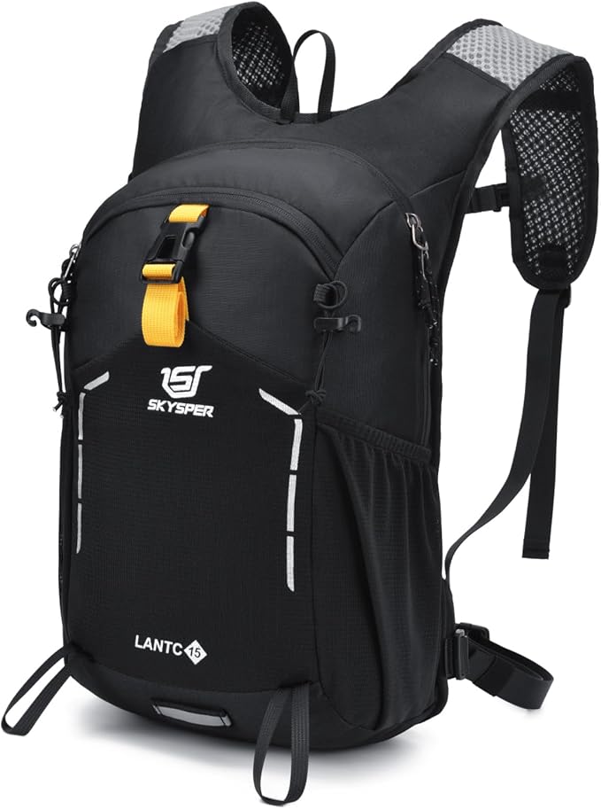 SKYSPER Small Hiking Backpack - 15L Travel Daypack Lightweight Bag Water by SKYSPER