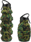 QiCheng&LYS Collapsible Water Bottle Sports Bottle 19.5OZ/580ml Travel Water by QiCheng%26LYS