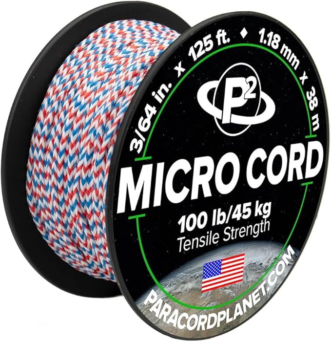 Paracord Planet Micro Paracord – Thin Braided Cord by ParacordPlanet