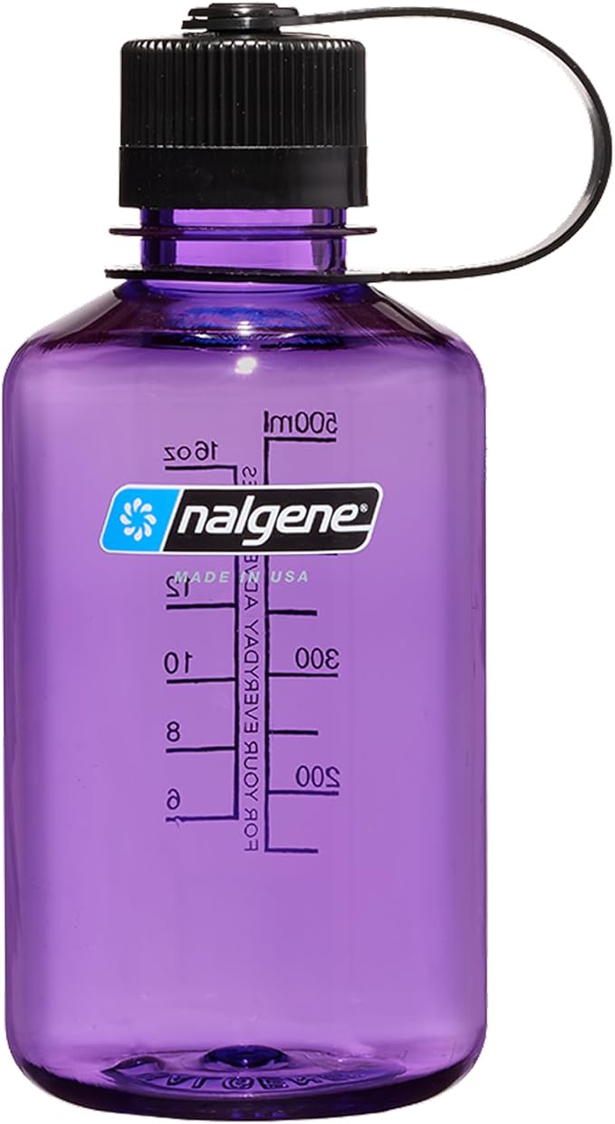 Nalgene 16 oz Narrow Mouth Water Bottle | BPA-Free, Durable & Leak Proof by Nalgene