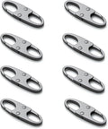 zelin Anti Theft Zipper Clips Double Opening Small Carabiner Clips, Commuting by zelin