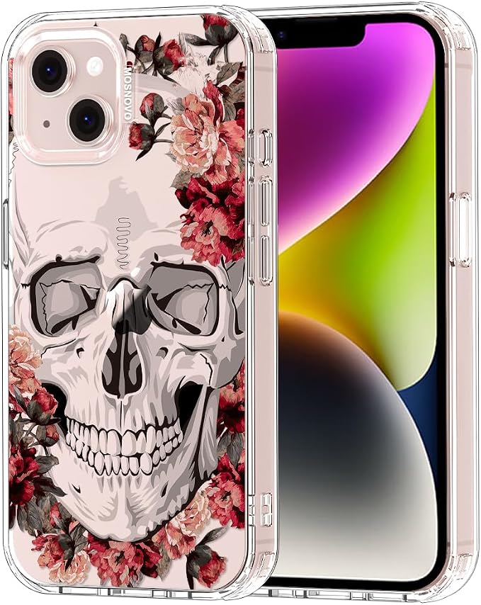 MOSNOVO for iPhone 13/14 Case | Military Grade 6.6ft Drop Tested | Clear by Mosnovo