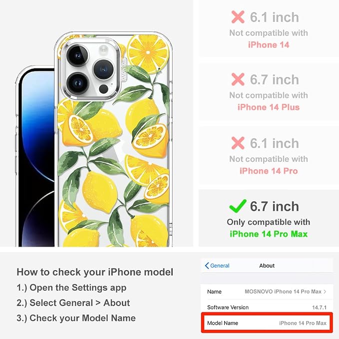 MOSNOVO Case for iPhone 14 Pro Max - Image 2