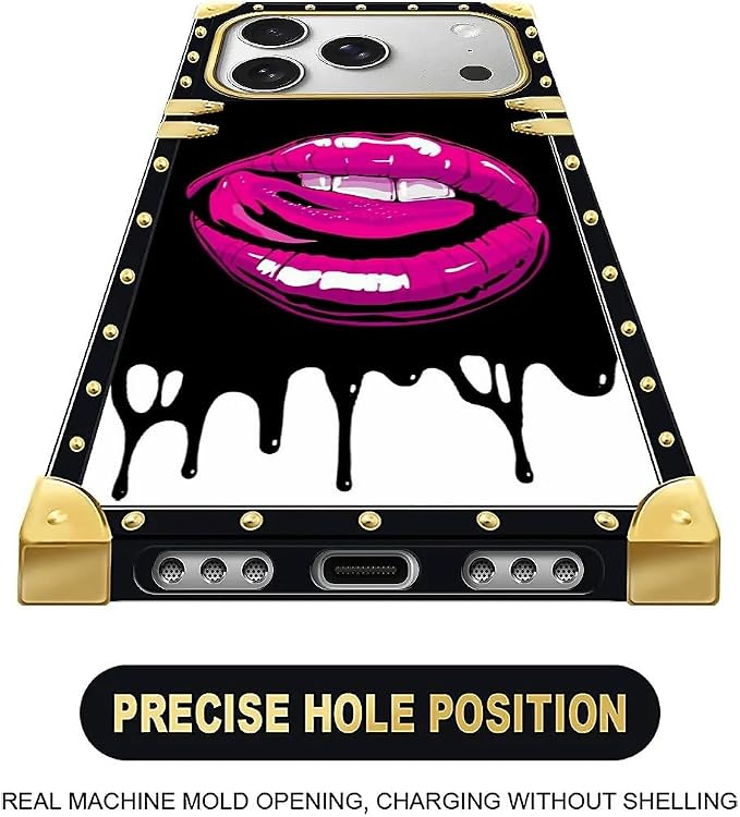 for iPhone 17 Pro Max Case Luxury Golden Decoration - Image 5