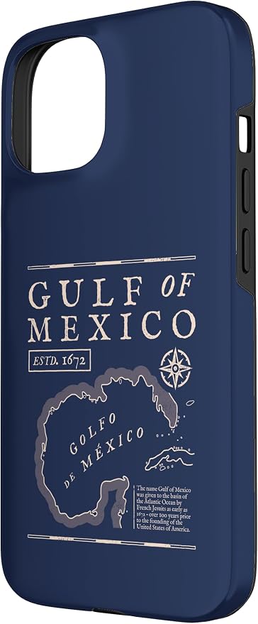 Gulf of Mexico 1672 Historic Map Case - Image 2