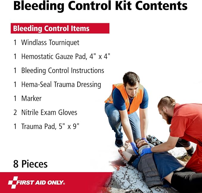 First Aid Only 91134 Critical Essentials Bleeding Control Kit - Image 4