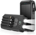 Solar Charger 20, Portable Power Bank, 4 Cables Outdoor Waterproof External by Kepswin
