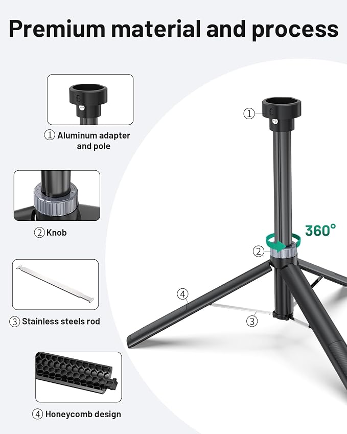 Starlink Mini Tripod, Portable Tripod Stand Mount - Image 4