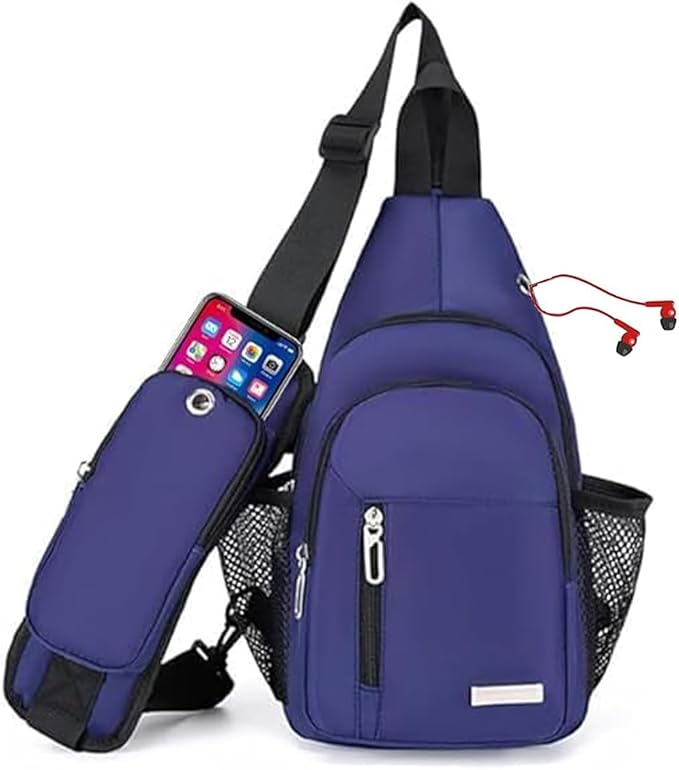 JENAGREEN Waterproof Sling Backpack Crossbody Sling Bag, Cross Bag Adjustable by JENAGREEN