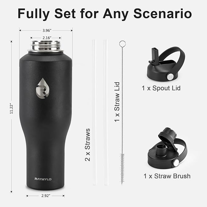 RAYMYLO 40 oz Insulated Water Bottle - Image 6
