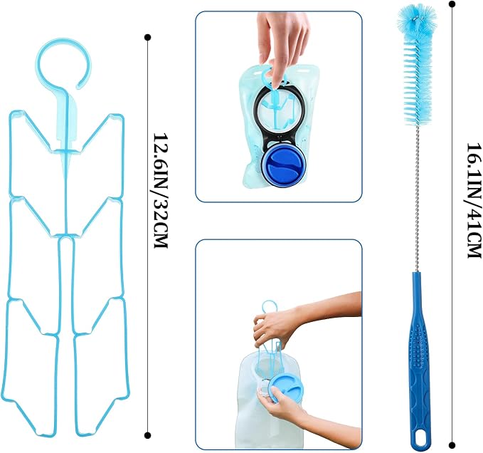 Patelai 2 Set 8 in 1 Hydration Bladder Cleaning Kit Includes 3 Different - Image 3