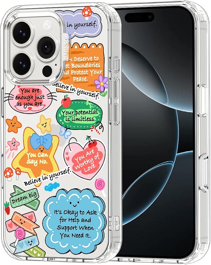 MOSNOVO for iPhone 16 Pro Case, Shockproof Military-Grade Protection 6.6ft Drop by Mosnovo