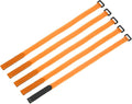 MECCANIXITY 5Pcs Reusable Battery Tie Down Straps, 0.8x20" Orange Nylon by MECCANIXITY