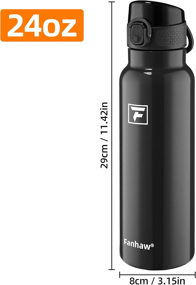 Fanhaw Daylite Series 24 oz Stainless Steel Insulated Water Bottle - Image 6