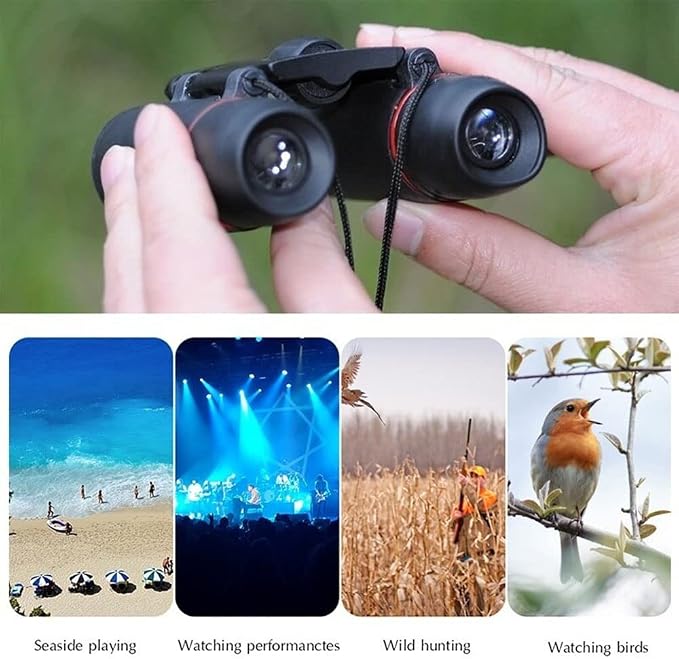 30x60 Portable Mini Binoculars, Wide View Angle Folding Binoculars Telescope - Image 7