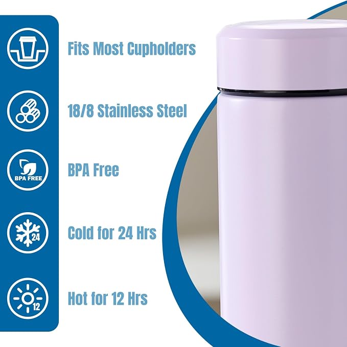 PARACITY Insulated Water Bottle, 15 oz Stainless Steel Thermal mug, Double Wall - Image 5