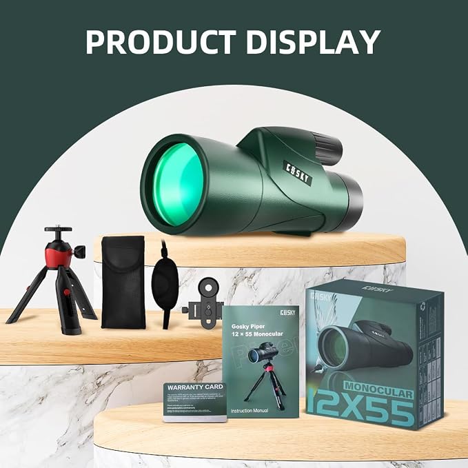 Gosky 12x55 HD Monocular Telescope - Image 7
