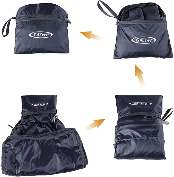 G4Free 20L Lightweight Packable Backpack Travel Hiking Daypack Foldable Backpack - Image 6