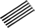 MECCANIXITY 5Pcs Reusable Battery Tie Down Straps, 0.8x20" Black Nylon by MECCANIXITY