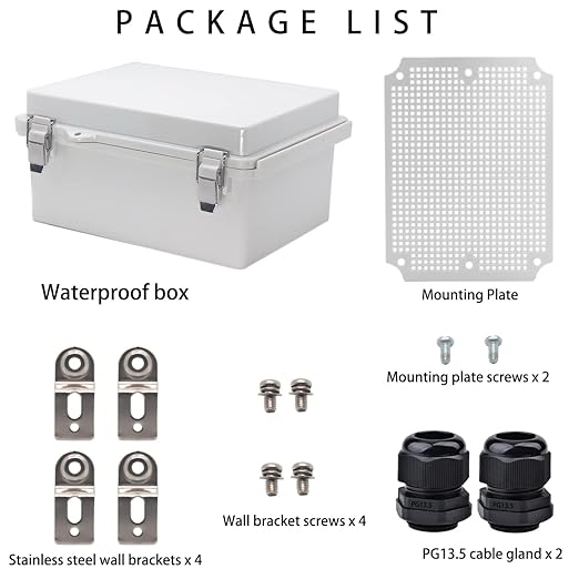 Outdoor Waterproof Electrical Box Junction Box Weatherproof IP67 ABS Plastic - Image 4
