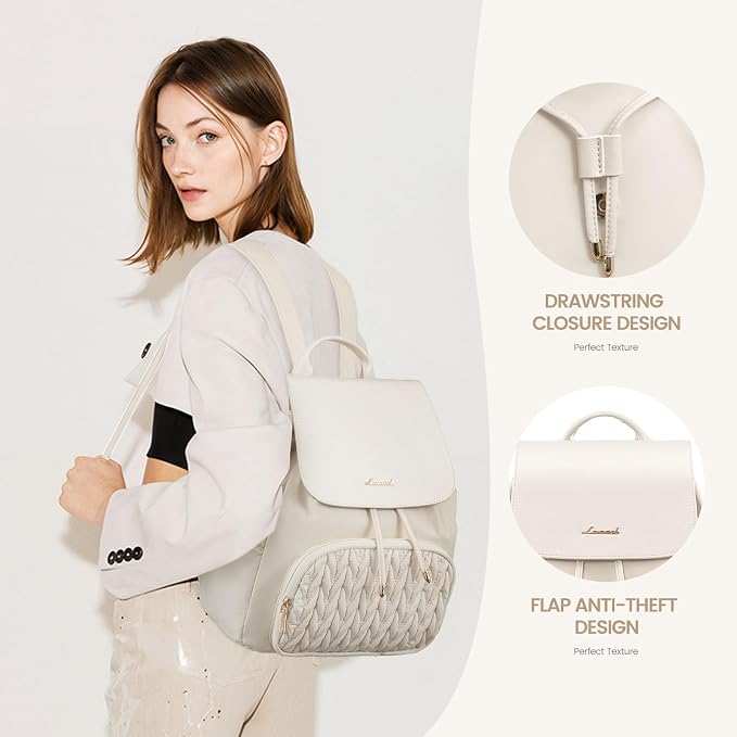 LOVEVOOK Mini Backpack for Women, Small Backpack Purse for Travel Work Cute - Image 6