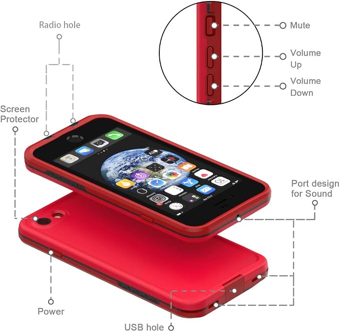 Diverbox for iPhone SE 2020/iPhone 8 Waterproof Case - Image 4