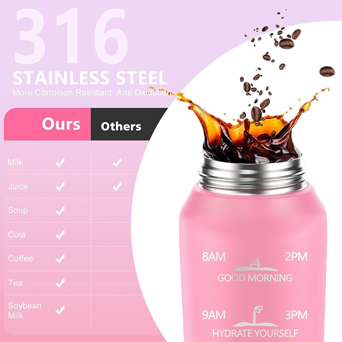 SLUXKE 32oz Insulated water bottle - Image 3