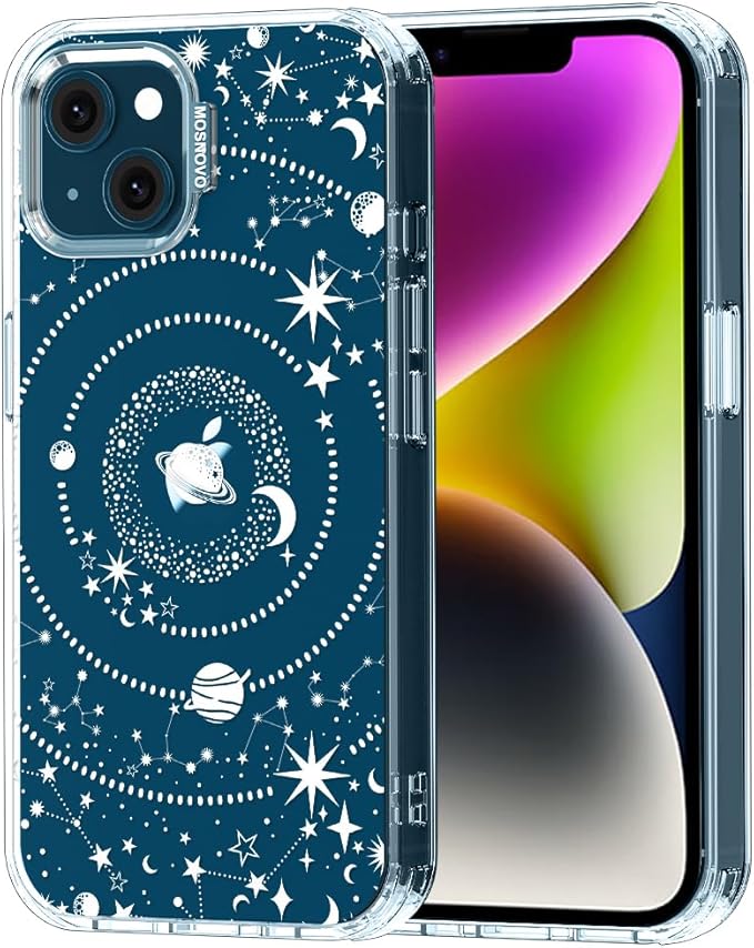 MOSNOVO for iPhone 13/14 Case | Military Grade 6.6ft Drop Tested | Clear by Mosnovo
