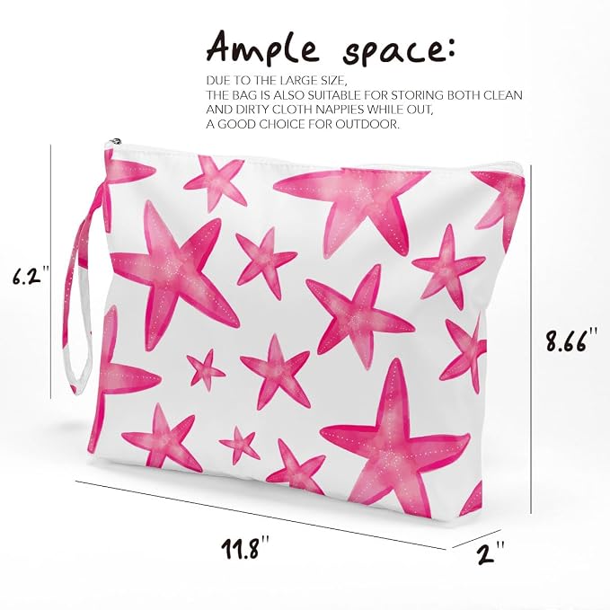 Fokongna Wet Bag, Travel Makeup Bag, Wet Dry Bag, Wet Bag - Image 5