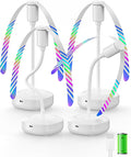 Edvision 4 Pack Food Table Fan, 2000mAh USB Powered Rechargeable Food Fan by Edvision